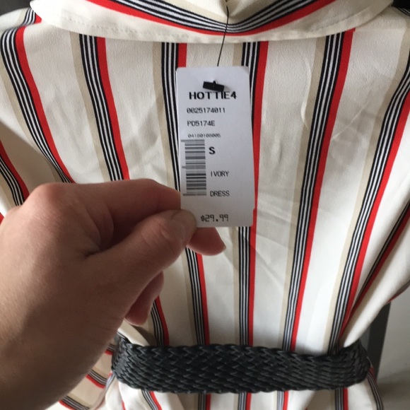 SEXY SHIRT DRESS! Brand new w/ tag and belt - Picture 6 of 8